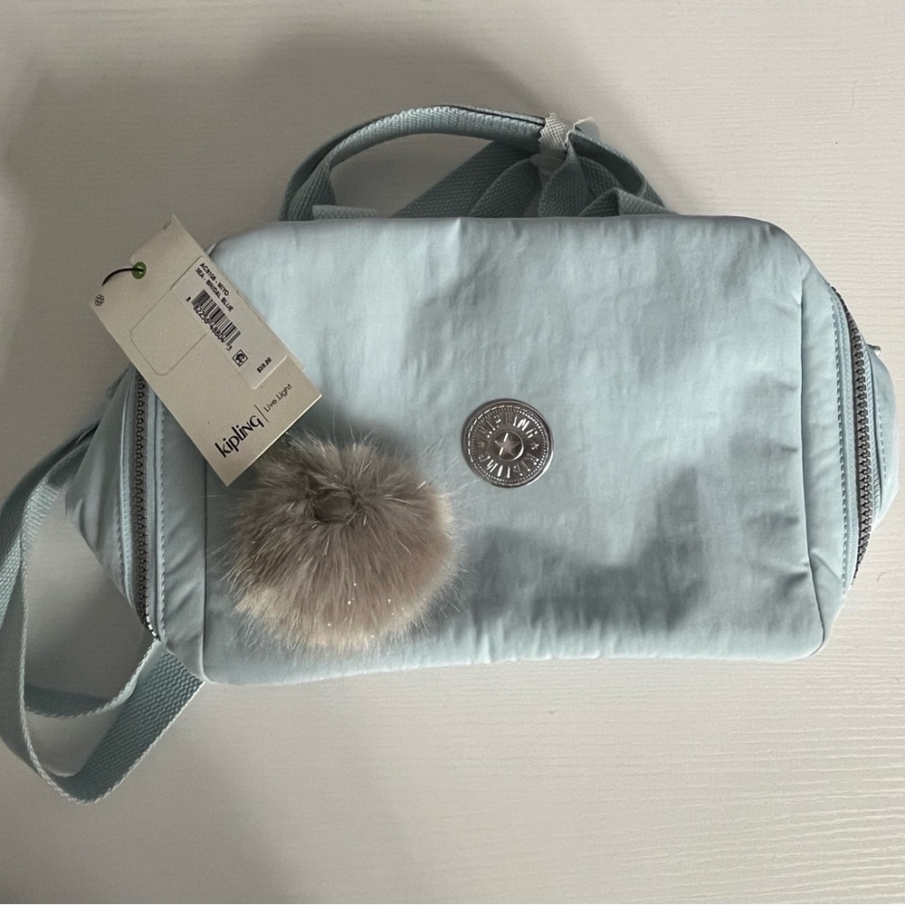 Kipling Miyo Lunch Bag - light blue - brand new with tags